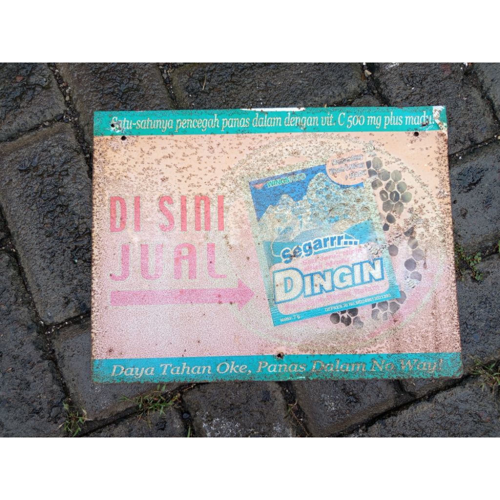 iklan seng jadul dekorasi jadul