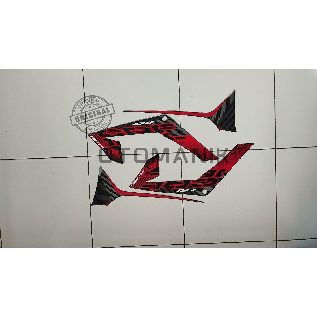 Striping Sticker Lis Honda CRF 150 2021 2022 2023 Hitam Original