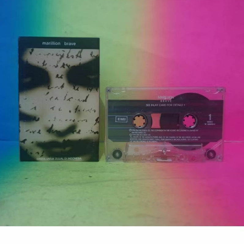 kaset MARILLION brave BAGUS mulus LANGKA