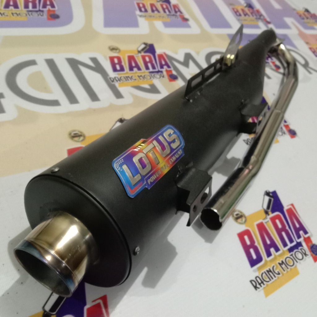 Knalpot Bobokan LOTUS Revo absolute, Supra 125 old/new/helm in,Supra 100/lama,Supra fit old,Supra fi