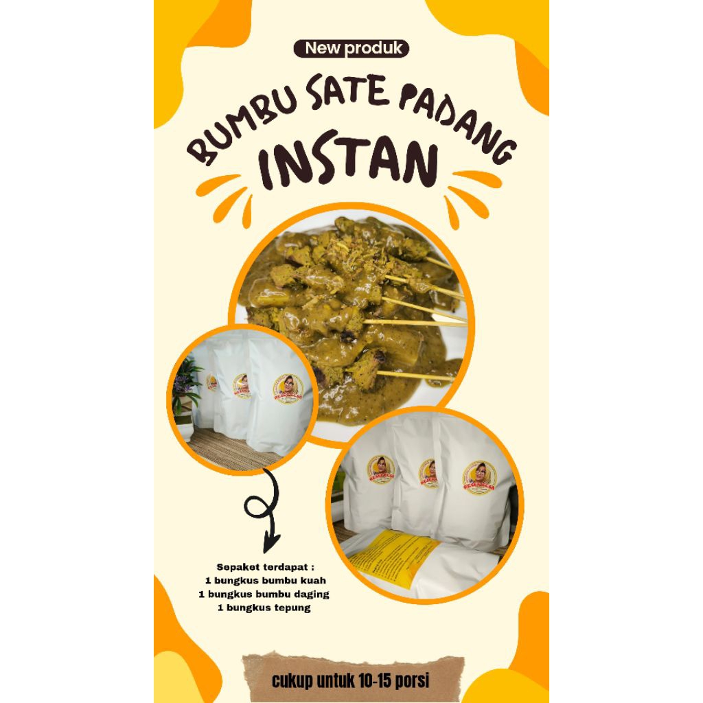 Bumbu Sate Padang Instan Resep Elsa/bumbu sate Padang praktis tanpa ribet