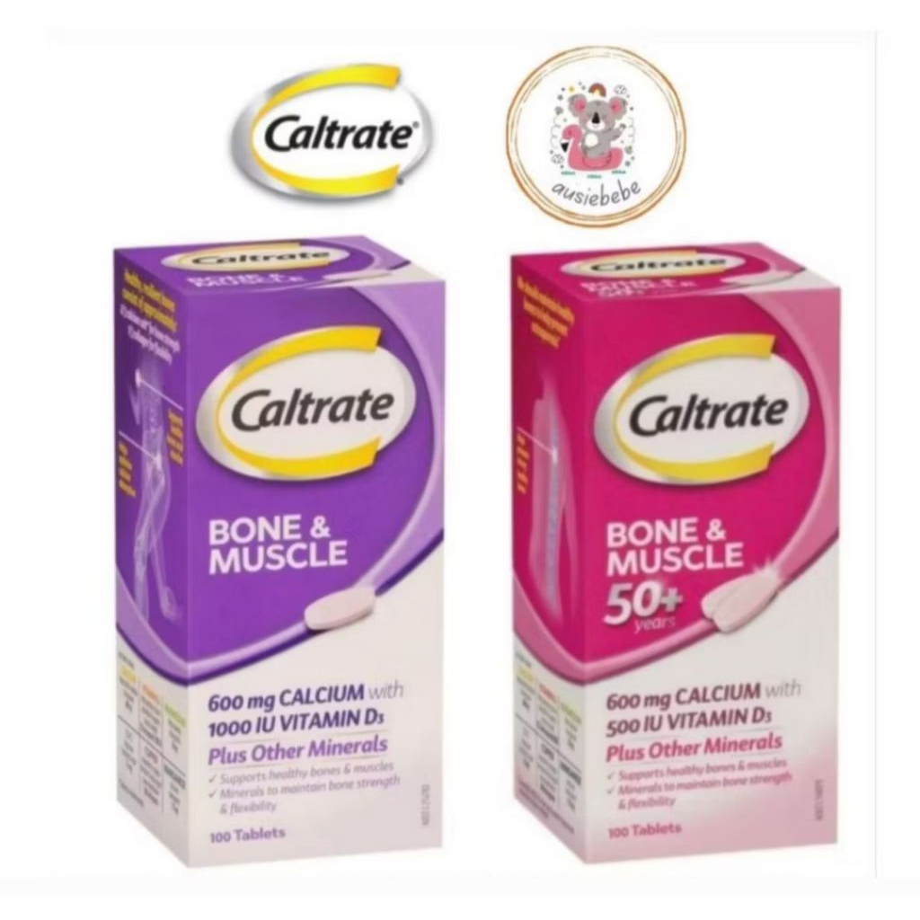 Caltrate Bone & Muscle / Bone & Muscle 50+ 100 Tablets