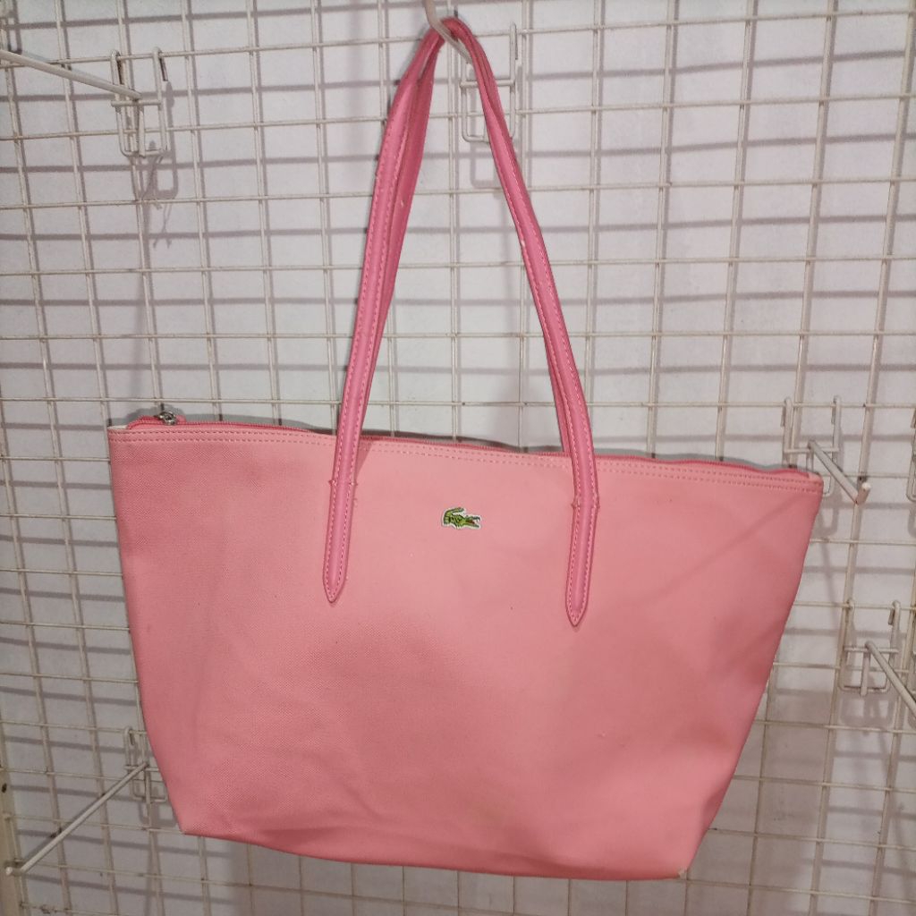 pink bag - Lacoste - alas13x33cm tinggi 26cm