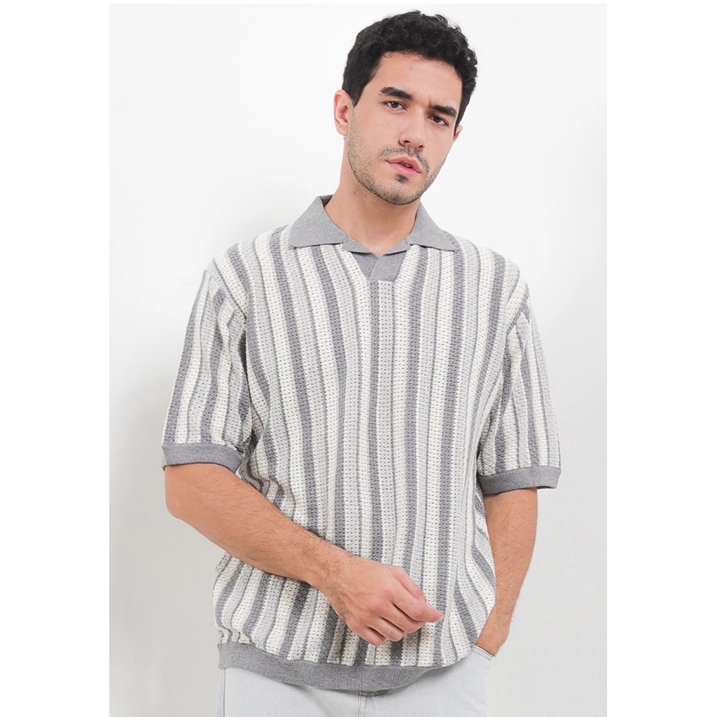 Polo Knit Pria OBERMAIN Original