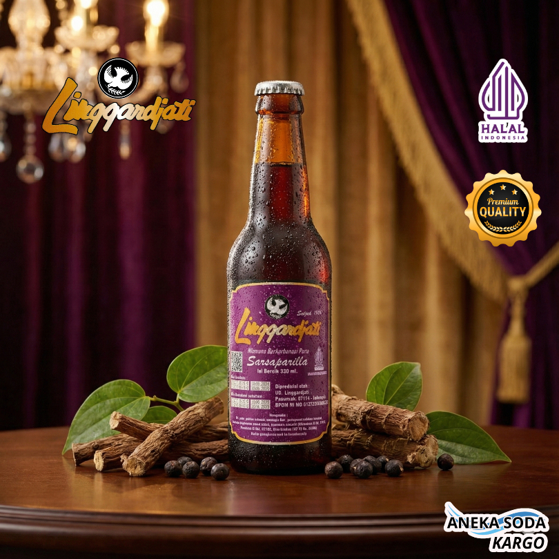 Limun Linggardjati Sarsaparilla 330ml Halal Termurah