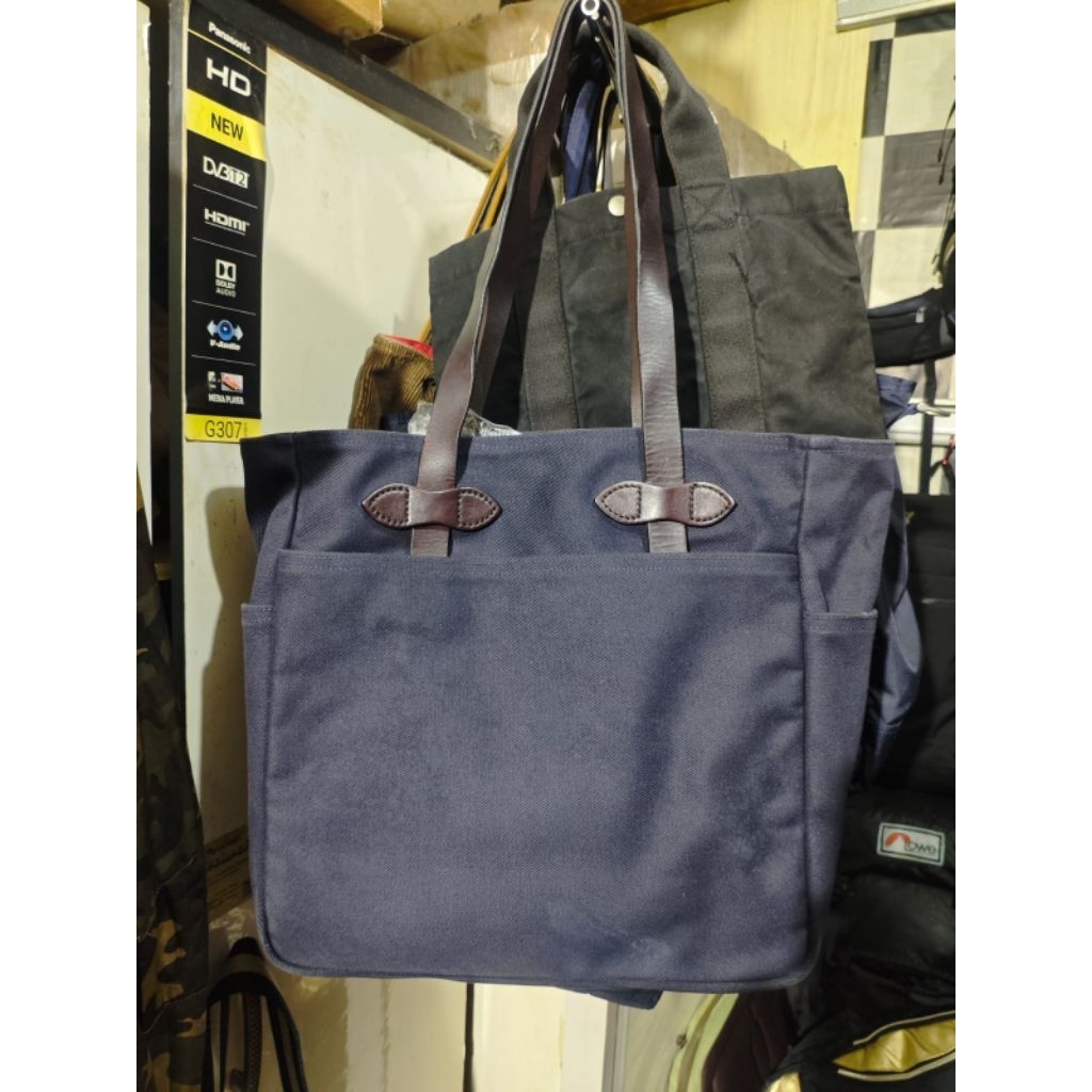 Filson Tote Bag Navy Rugged Twill Original Authentic Made in USA