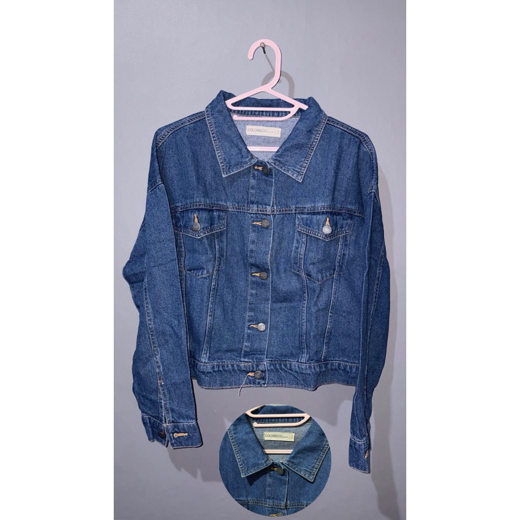 jaket jeans colorbox