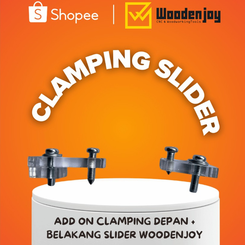 [WOODENJOY] CLAMPING SLIDER - PART TAMBAHAN UNTUK SLIDER TRACKSAW