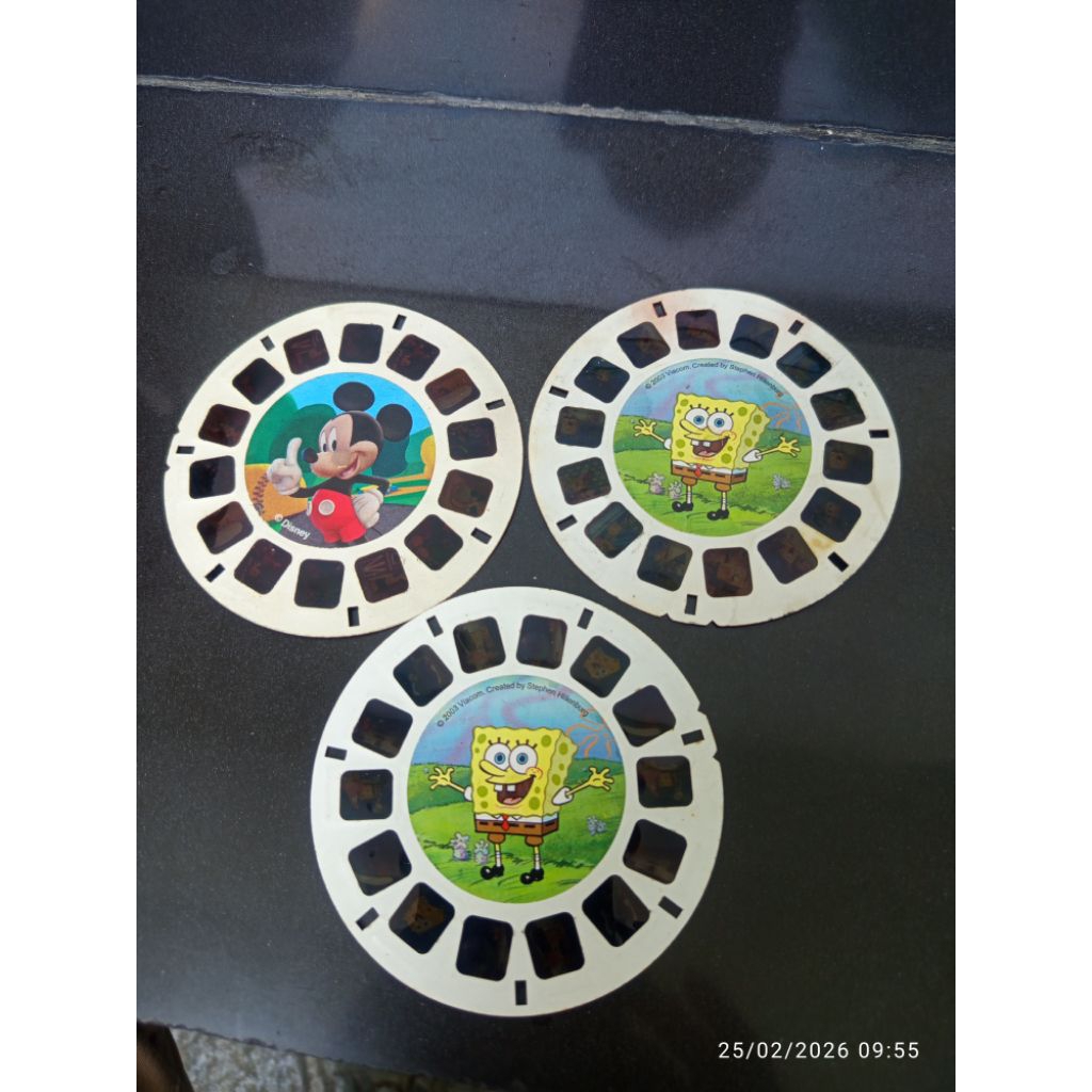 View-Master Reel SpongeBob dan Mickey mouse