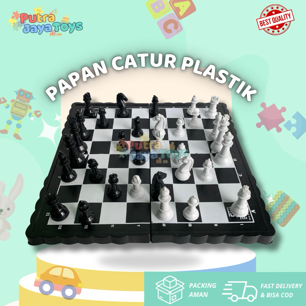 PAPAN CATUR PLASTIK ORIGINAL BY PUTRA JAYA TOYS