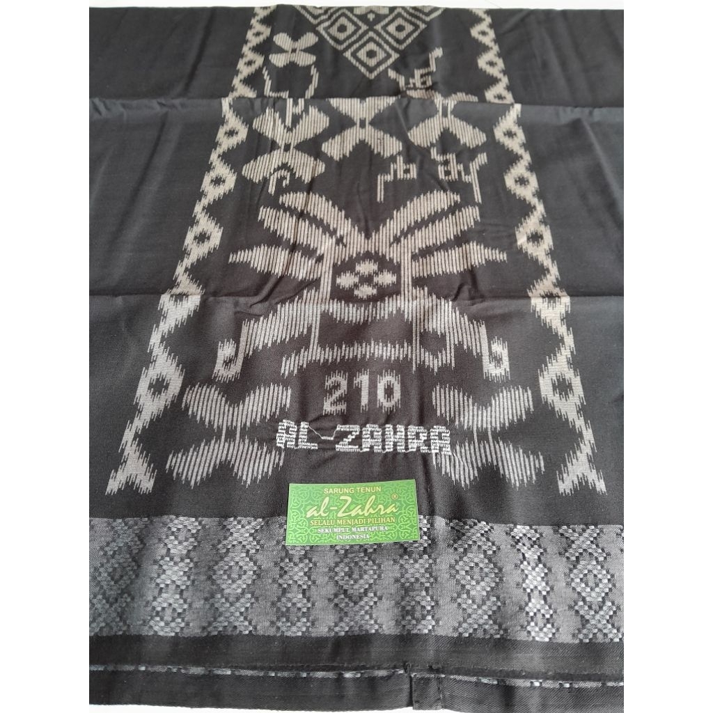 SARUNG AL ZAHRA HUSUS HITAM SONGKET BAWAH 2166