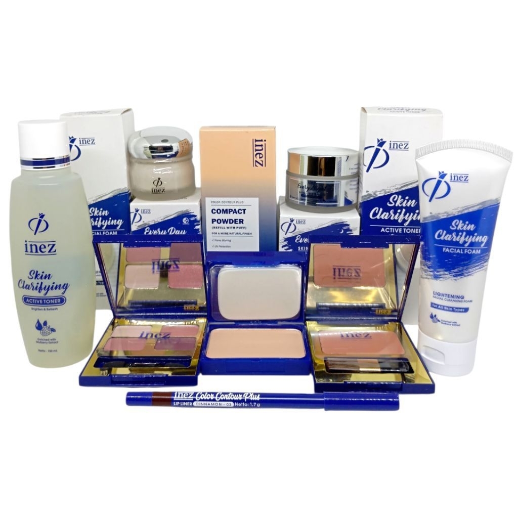 Inez paket make up dan skincare lengkap promo