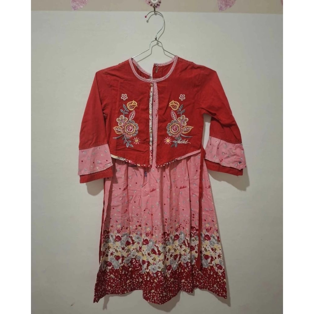 baju gamis anak merk keke  preloved