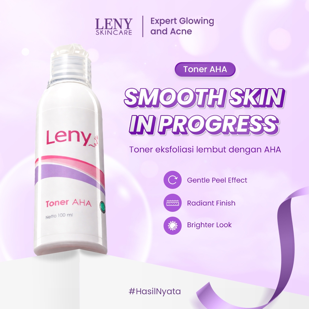 LENY SKINCARE Toner AHA 100 ml Exfoliating Brightening Toner