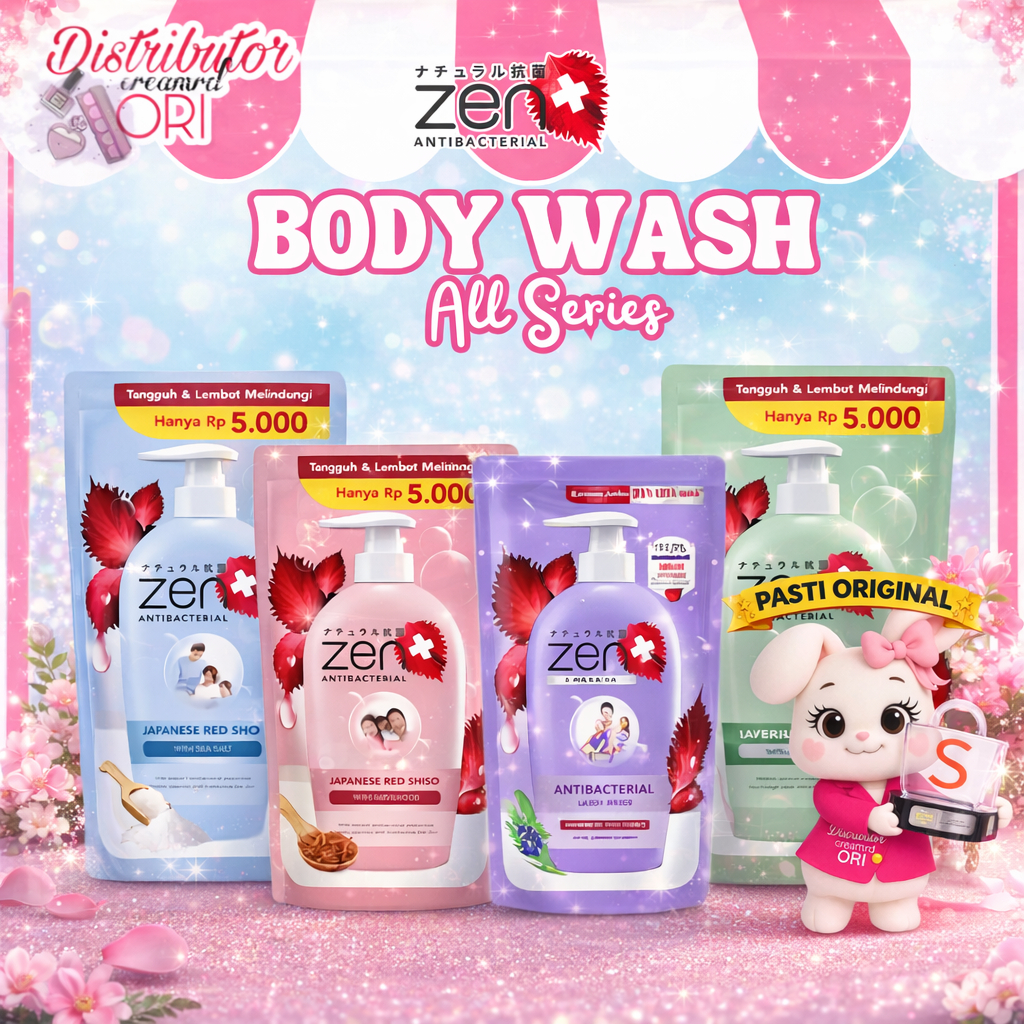 Zen body wash refill 85ml | BPOM / Shinzui sabun mandi cair