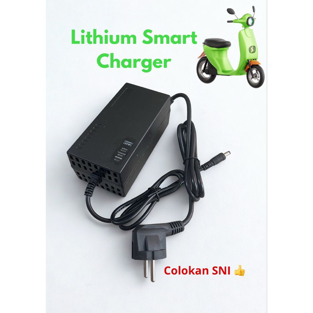 Charger Motor listrik Sepeda Listrik Lithium baterai 36-72V