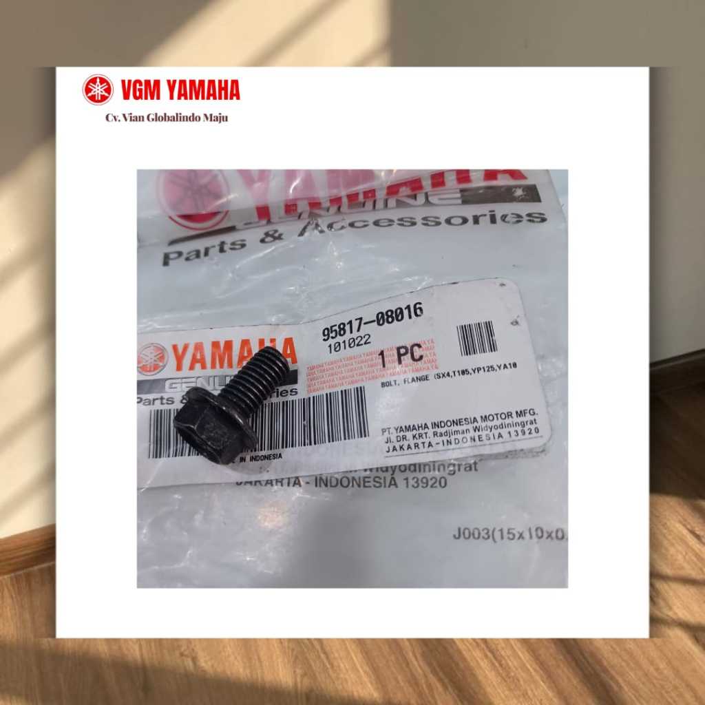 Baut pembuangan oli gardan 95817-08016 Original Yamaha