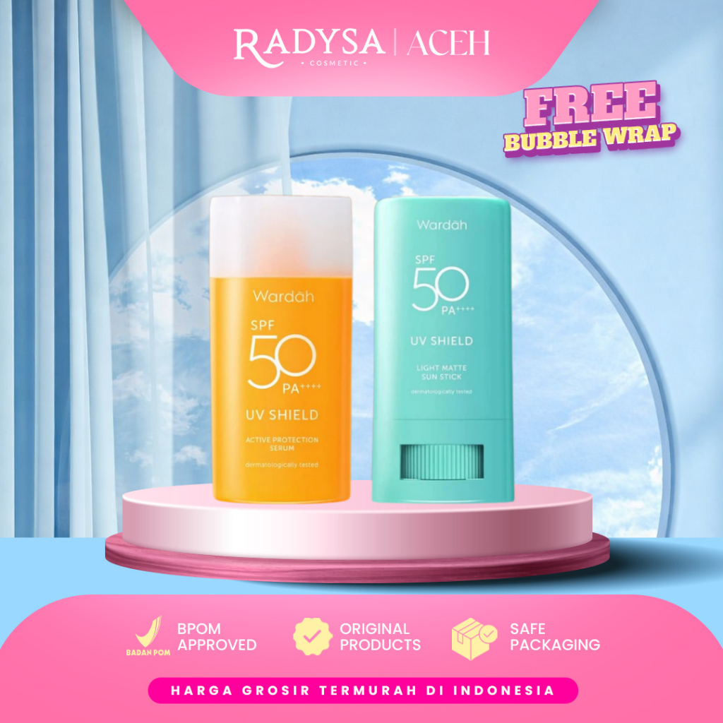 RADYSA - Wardah sunscreen gel SPF 50 PA ++++- - kuning
