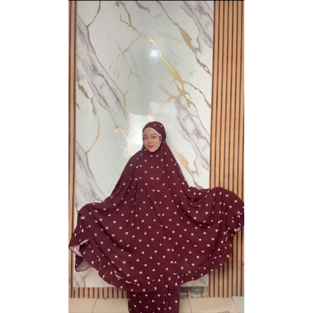 mukena JUMBO RAYON PREMIUM mukena lebaran mukena premium