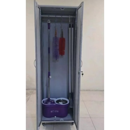 Lemari Penyimpanan Sapu Aluminium Acp / Lemari penyimpanan aluminium /Lemari sapu dan alat kebersiha
