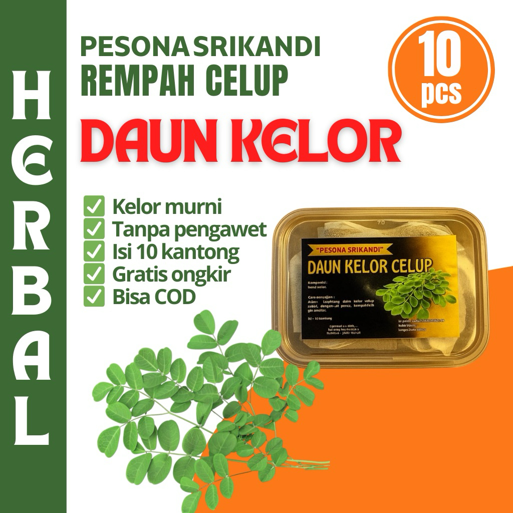 Teh Kelor / Teh Daun Kelor / Teh Kelor Celup / Teh Daun Kelor Celup