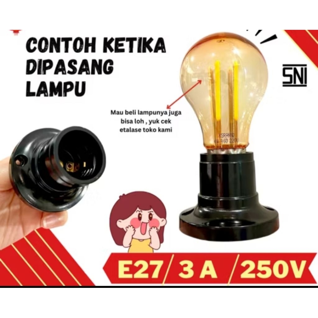 FITTING PLAFON BAKELITE DEXICON