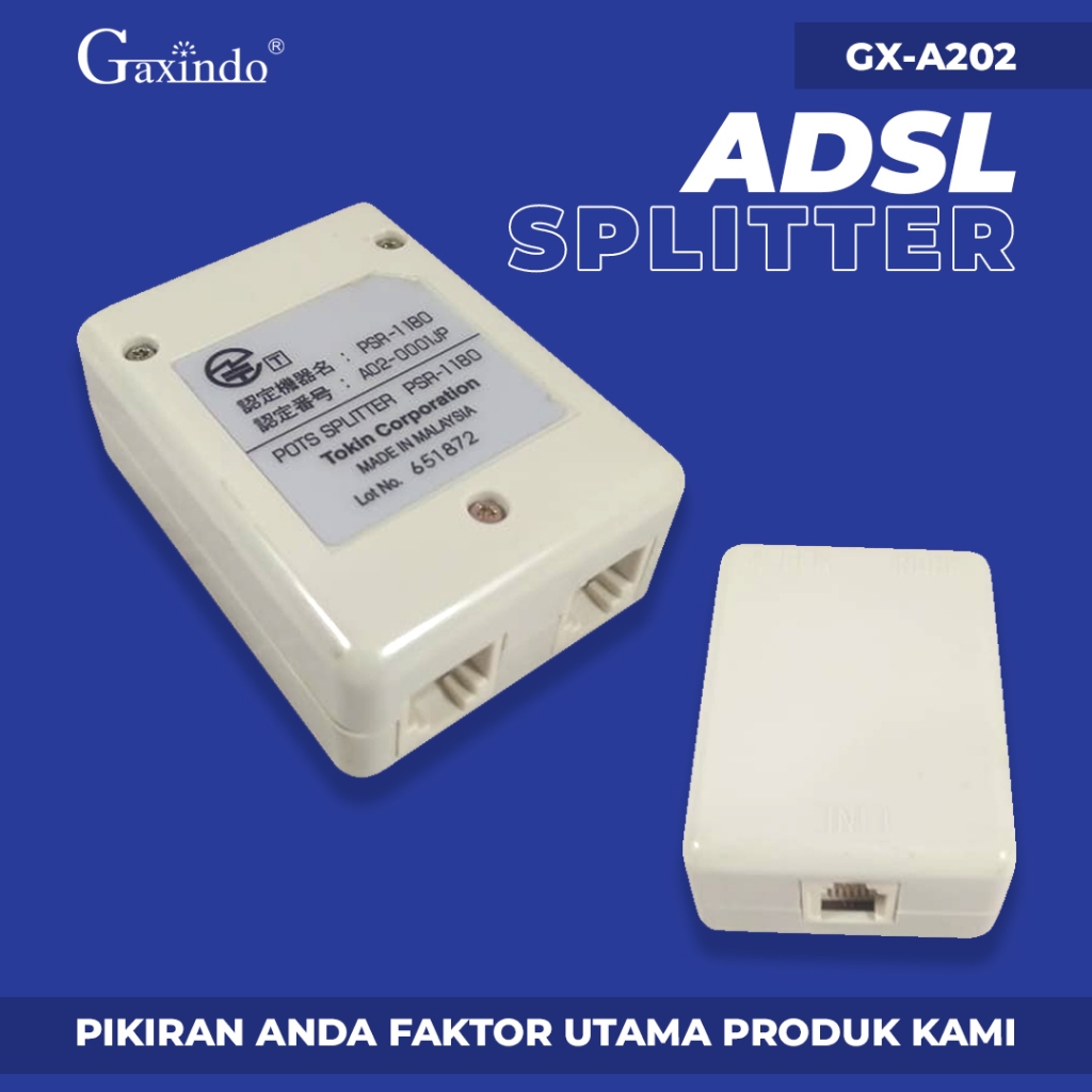 adsl splitter, splitter adsl, splitter modem, filter adsl, splitter telepon, splitter modem indihome