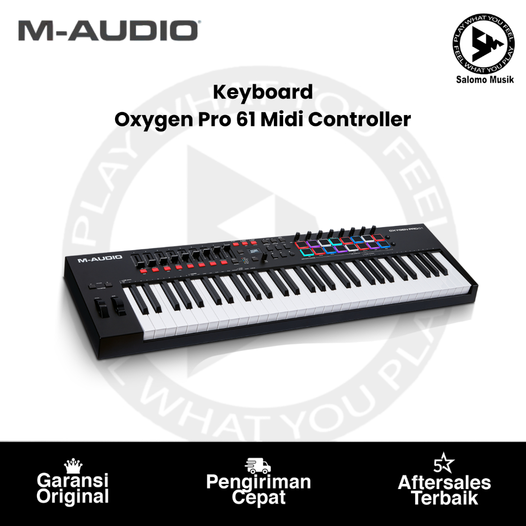 Oxygen Keyboard USB Midi Controller M-Audio Oxygen Pro61 Original