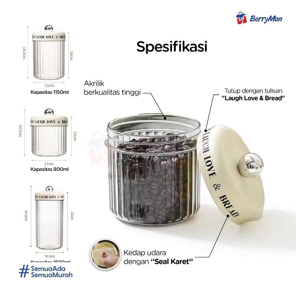 Toples Kue Kering Plastik Lebaran Aesthetic Minimalis