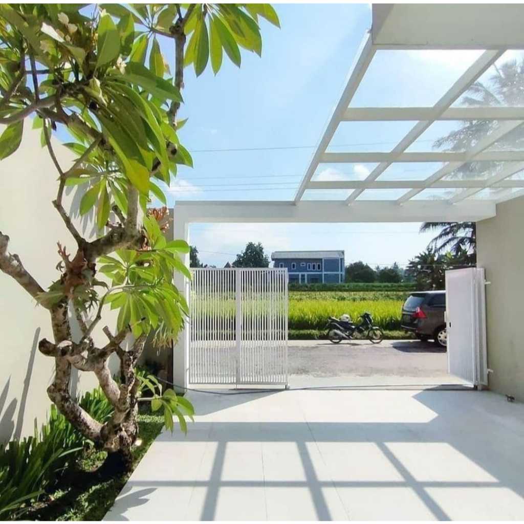 Kanopi Solarflat Clear Rangka Besi