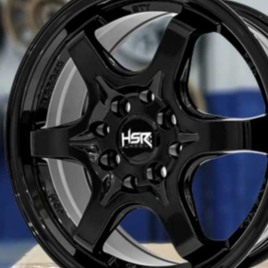 Velg Mobil Yaris Ring 15 Type STY HSR R15 Lebar Belang || GLOSSY BLACK