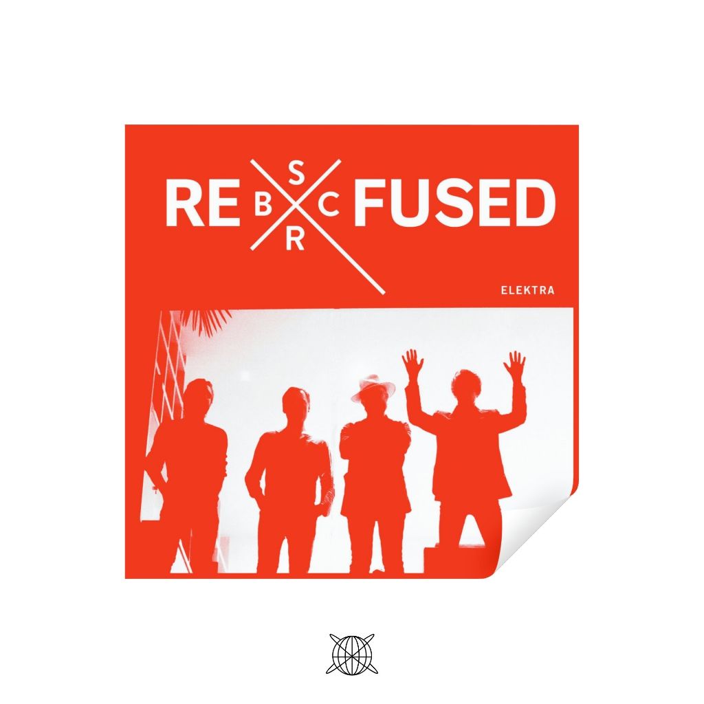 Sticker Vinyl Band Refused | Stiker Vinyl Band Rock Metal Hardcore Punk