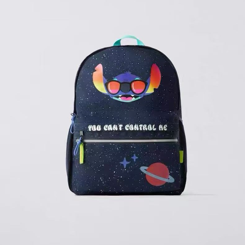 BAB555 Tas pinggang anak stitch tas selempang anak laki laki perempuan import tema luar angkasa