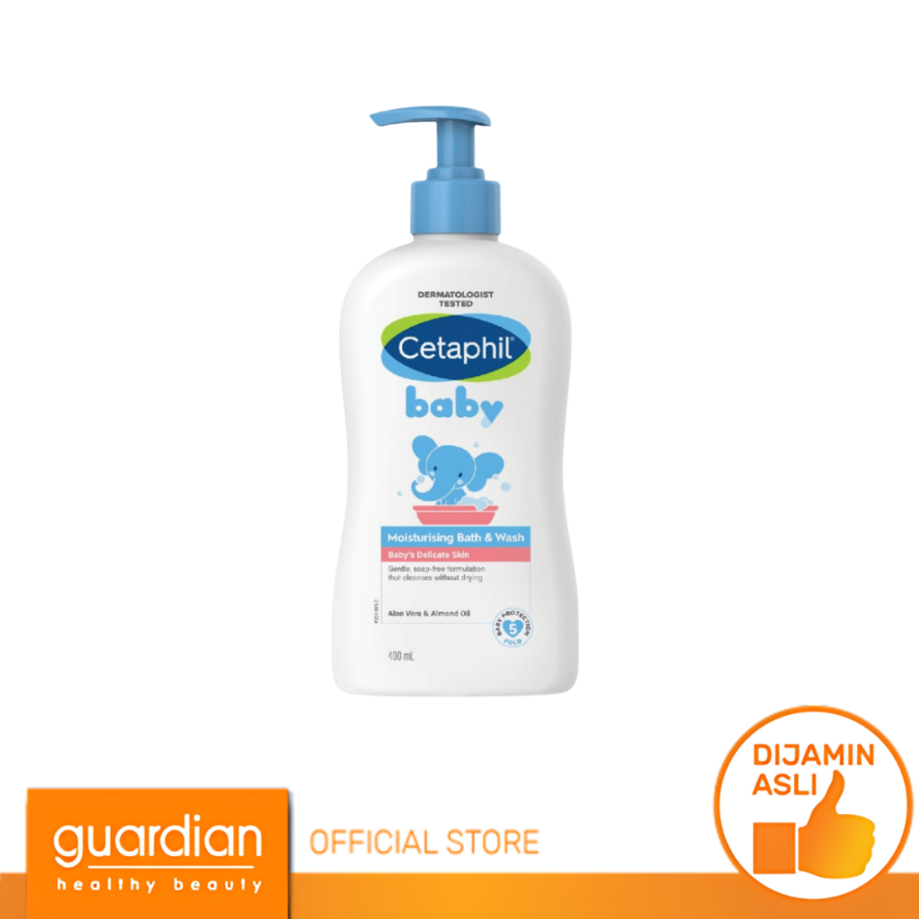 CETAPHIL BABY Moisturising Bath & Wash 400ml Perawatan Sabun Mandi dan Shampo Bayi