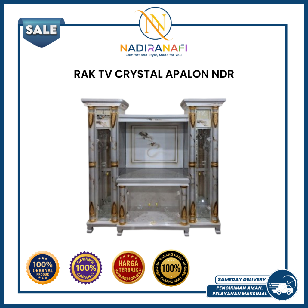 NADIRANAFI Rak Tv Crystal Apalon Ndr Modern Meja Tv Minimalis Kaca High Quality