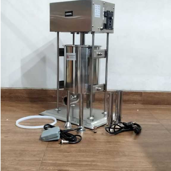 OSSEL Mesin Cetak Sosis Listrik Isi Sosis Listrik 10 Liter GRT-E10L