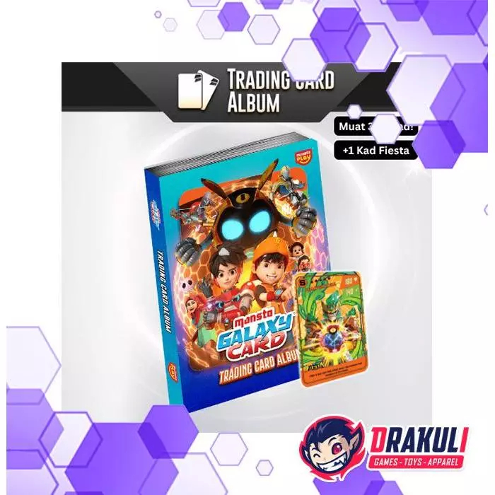 agungdian56 - TCG Boboiboy Monsta Galaxy Card Game Album V4.0 + Bonus Promo Card Fiesta