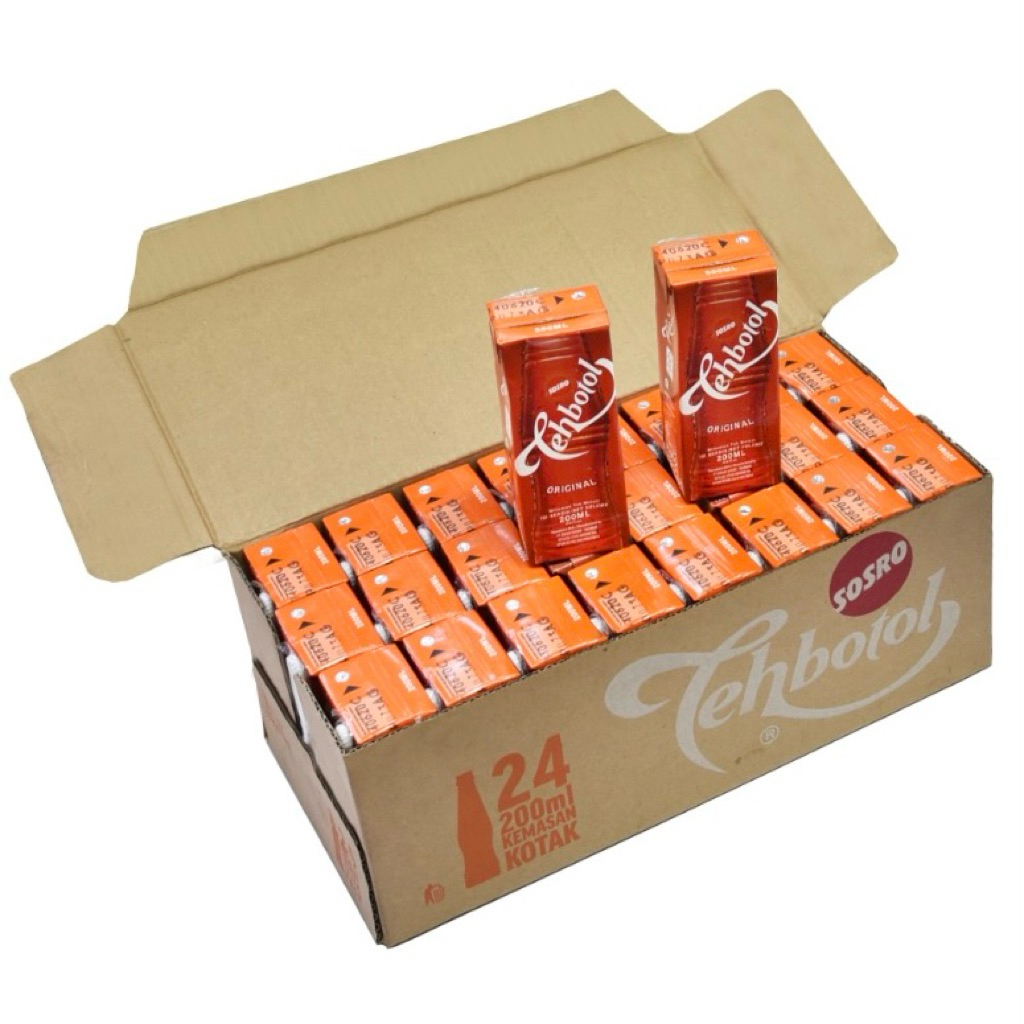 1 Dus Teh Botol Sosro Kotak 200ml