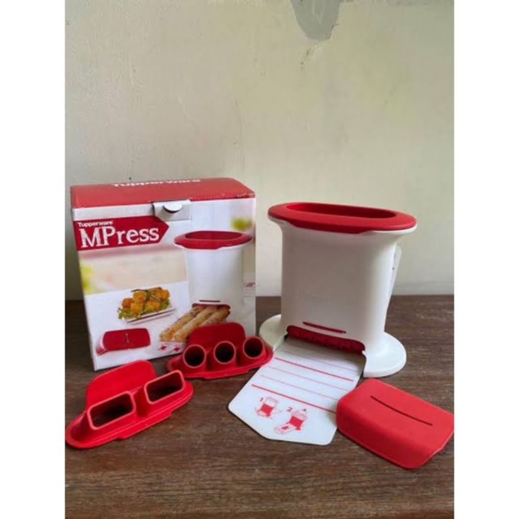 TUPPERWARE NEW ORI 100% MPRESS / CETAKAN KUE / KUKER BISKUIT / NUGGET / SOSIS