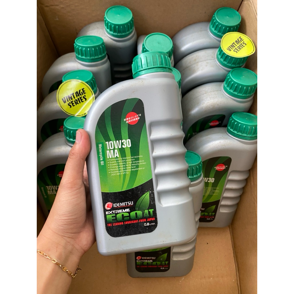 Oli Mesin Oli Idemitsu 10W 30MA 4T 4tak Garansi Produk Asli  0.8liter oli idemitsu EXTREME ECO 4T