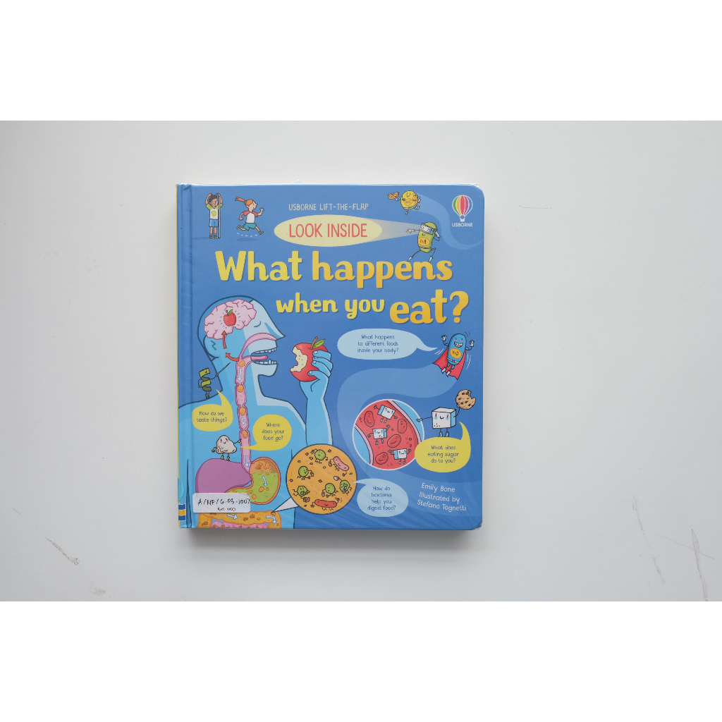 [Termurah] ORI Buku Edukatif untuk Anak - What Happens When You Eat? (Hardcover, English Version)