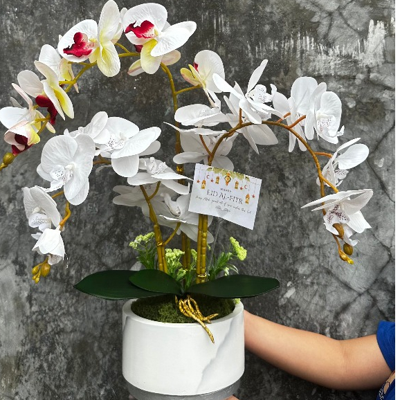 Bunga Hias Hampers | Hampers Lebaran | Hampers Idul Fitri | Bunga Hias Artificial