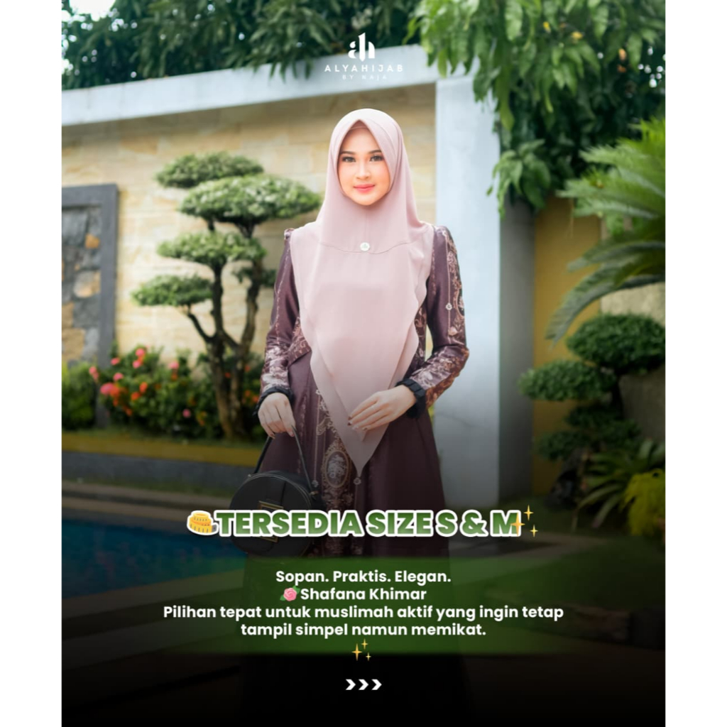 Shafana Khimar - Alyahijab by Naja Khimar Terbaru Alyahijab