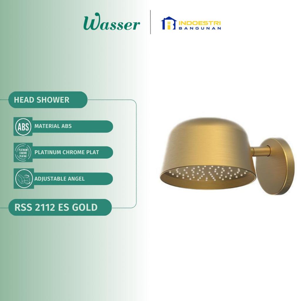 Head Shower Wasser RSS 2112 ES Titanium Gold / Wasser Wall Shower / Fixed Shower Head