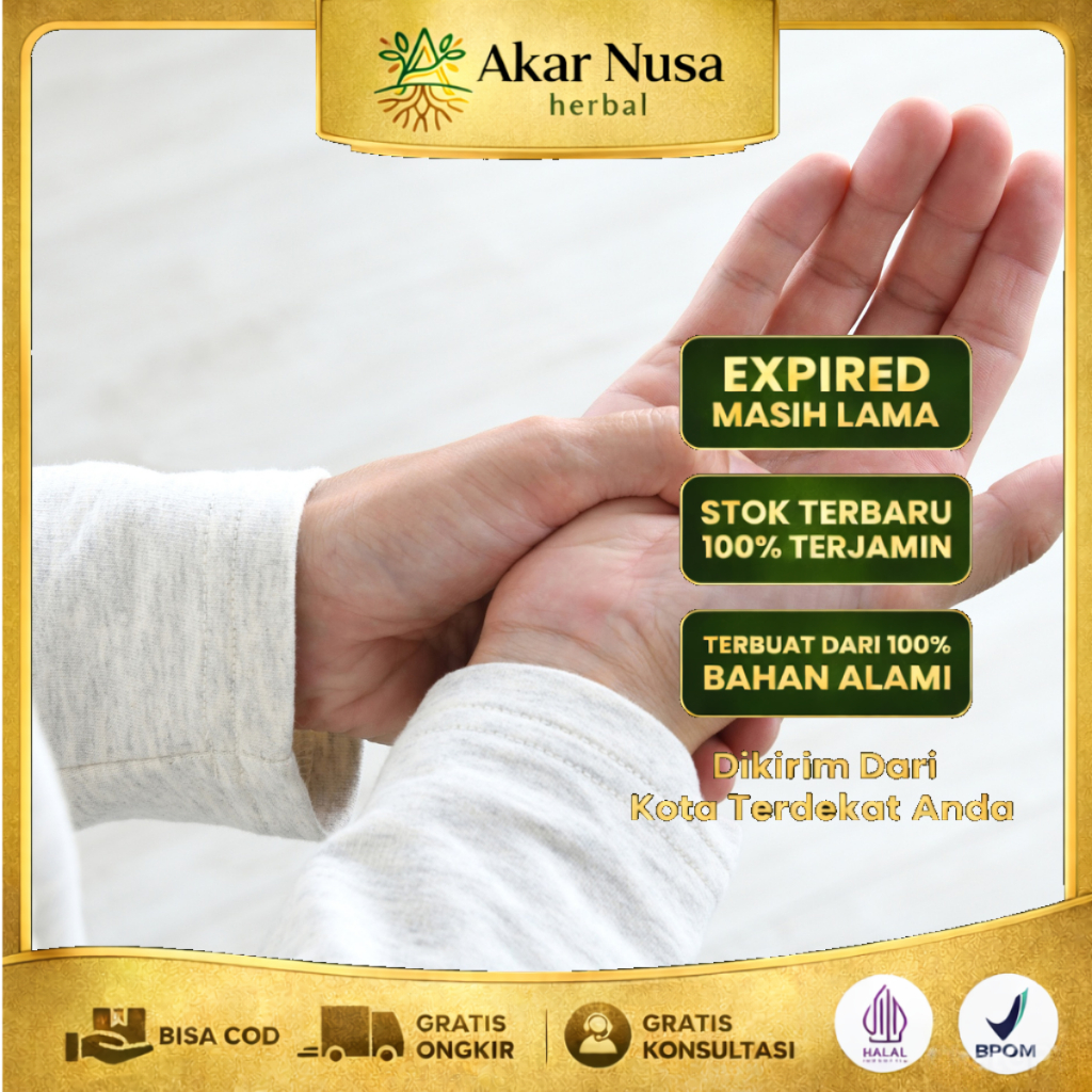 Herbal Obat Kram Kebas Obat Kesemutan Obat Nyeri Leher - Keloreena