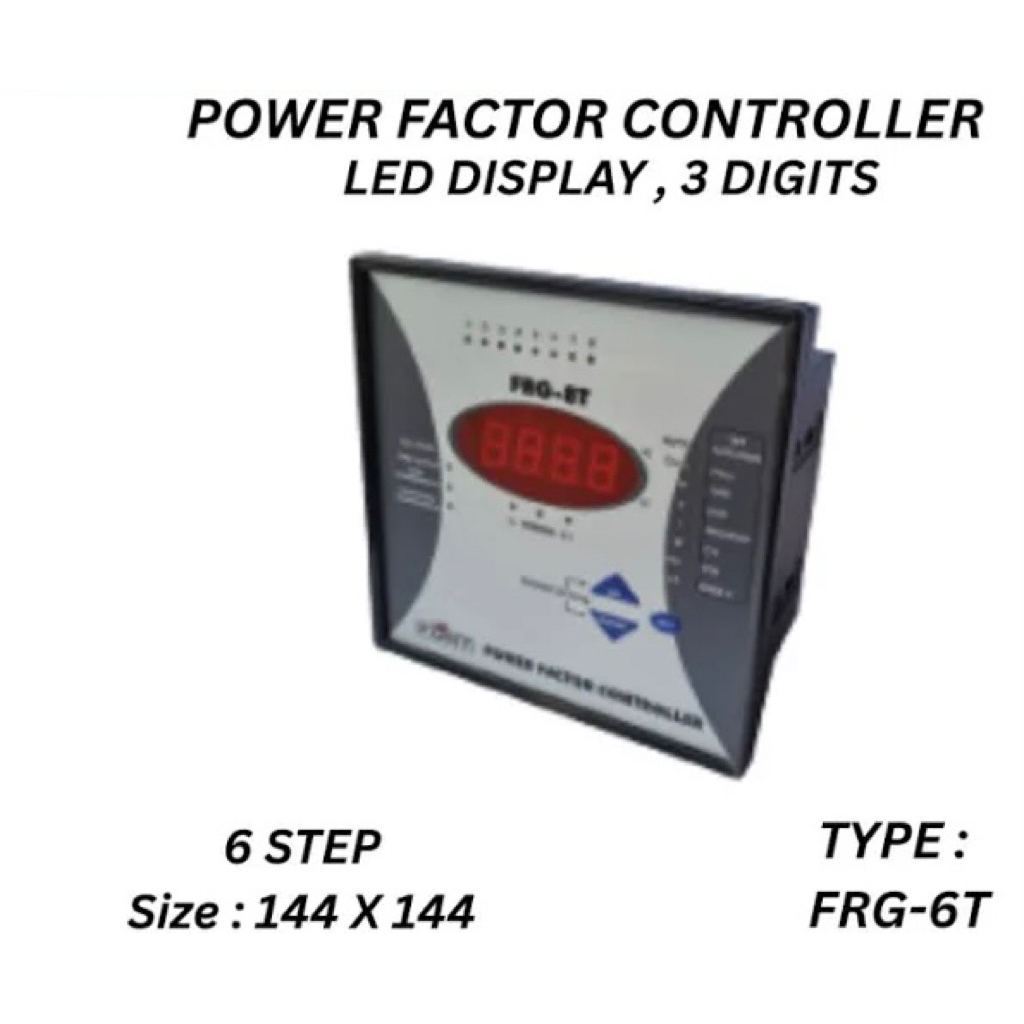 fort Power Factor Regulator/Power Factor Controller PFR 6 Step, 8 Step, 12 Step FORT FRG-6T, FRG-8T,