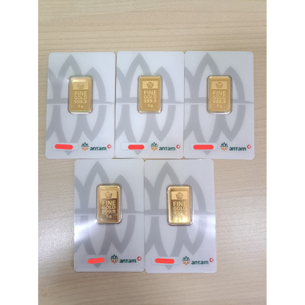 Emas Antam 5gram cetakan 2026 sertifikat
