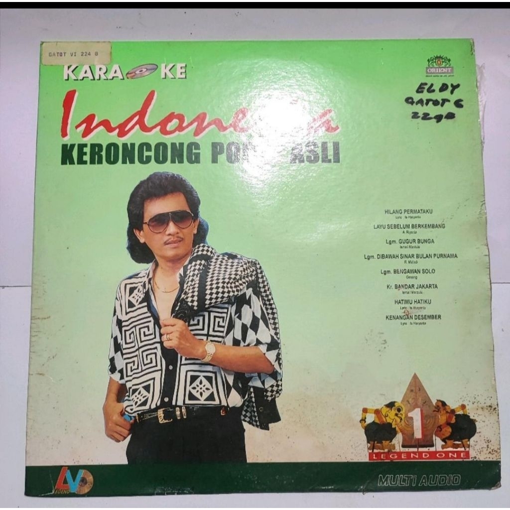 LASER DISC INDONESIA KERONCONG POP ASLI