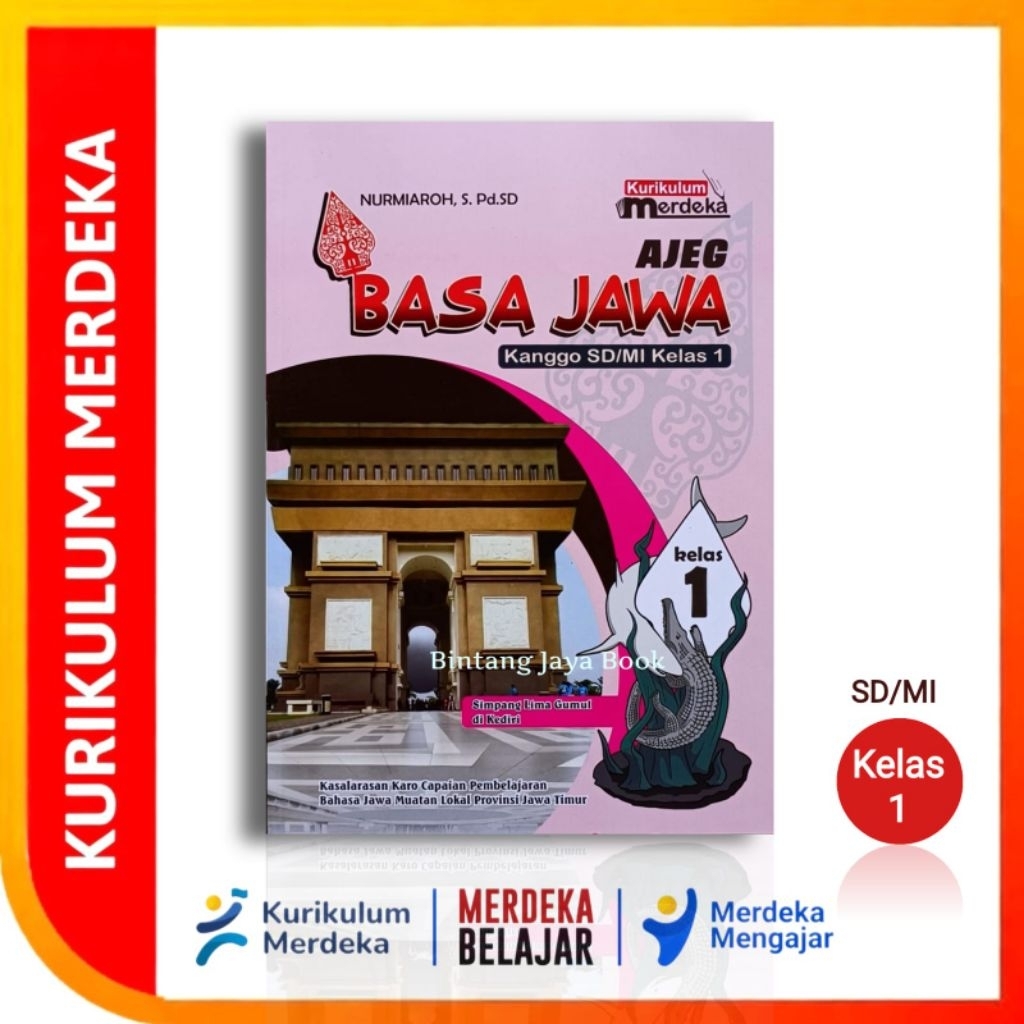 Buku Siswa Ajeg Basa Jawa Kelas 1 SD/MI Kurikulum Merdeka - Buku Bahasa Jawa Kurikulum Merdeka Untuk
