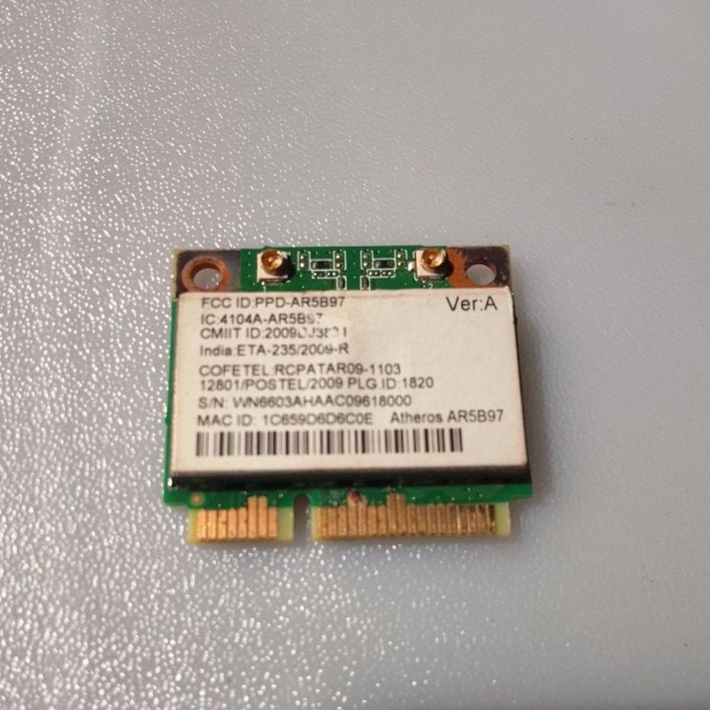 WiFi Card Laptop Acer 4738